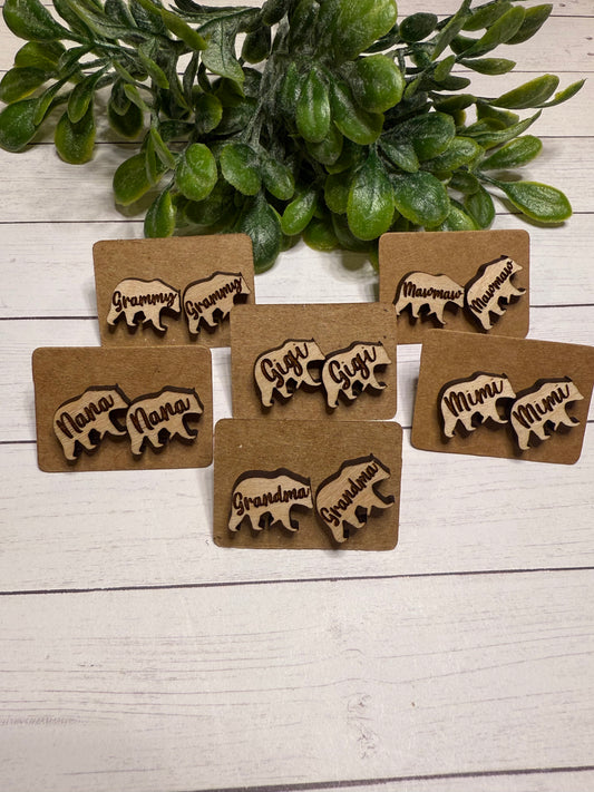 Names of Grandma Bear Studs