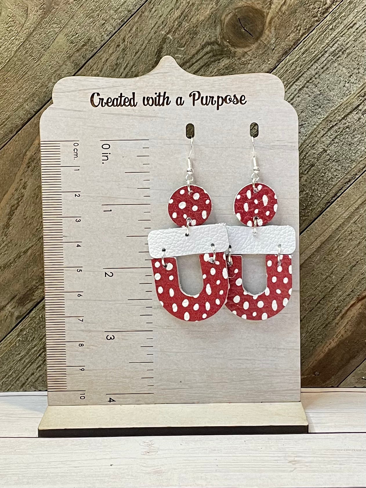 Red Dots Earrings