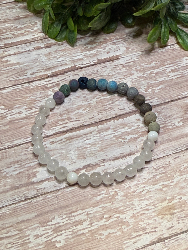 Quartz and White Bracelet