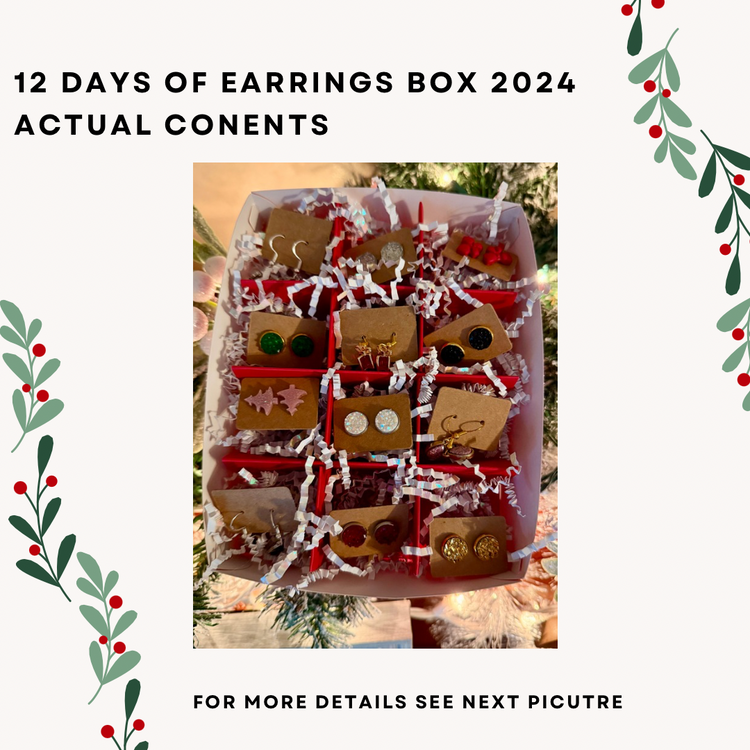 12 Days of Earrings 2024 Advent Calendar