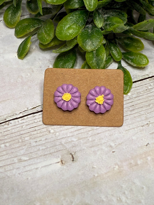 Purple with Yellow Center