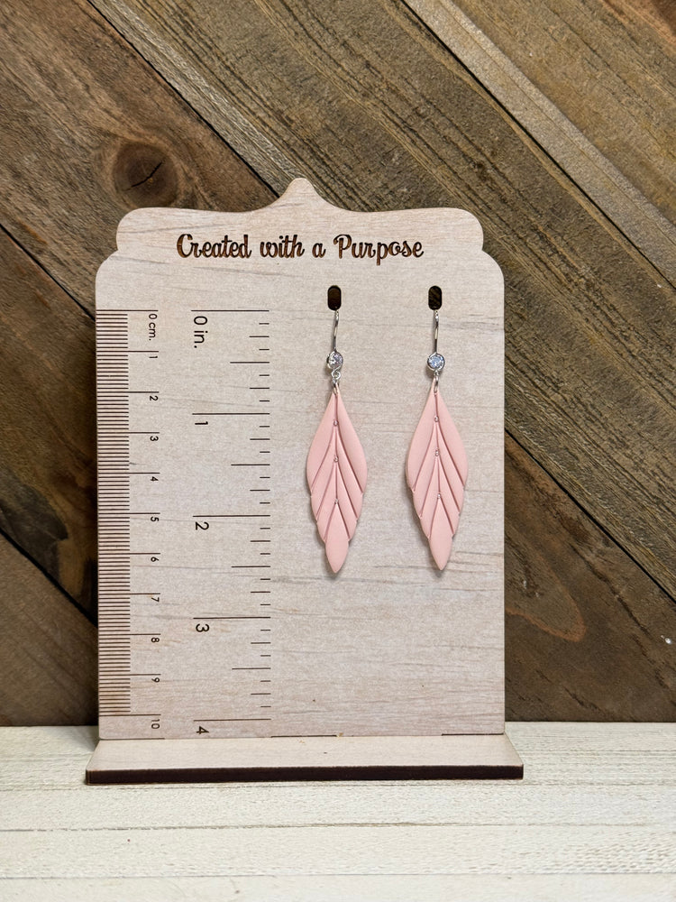 Pink Statement Earring