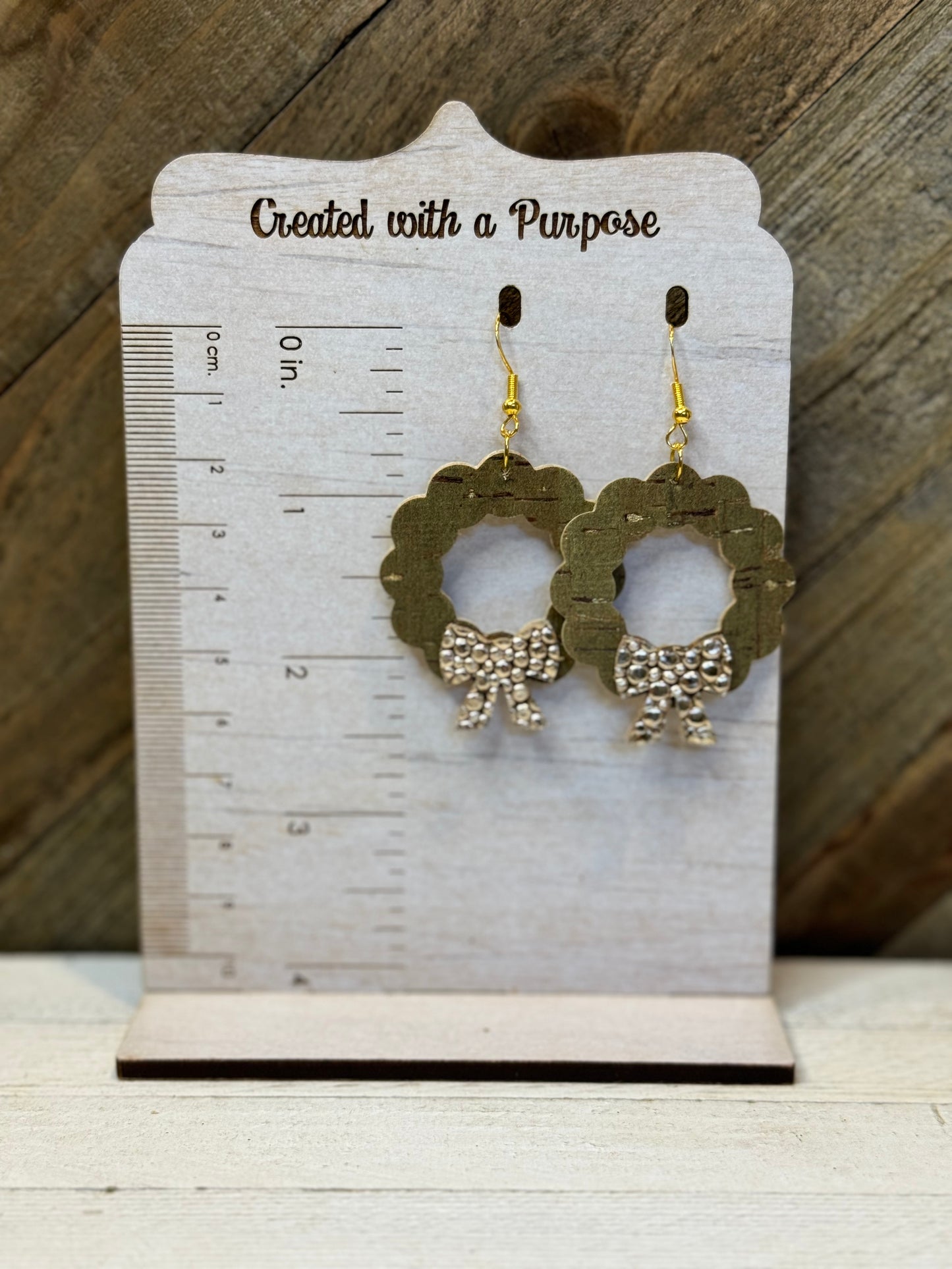 Olive and Gold Wreath