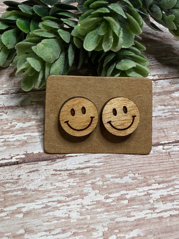 Wood Smily Faces