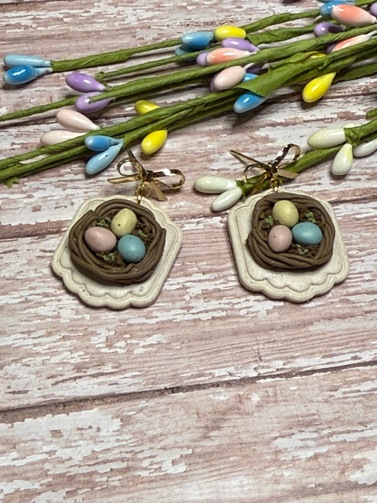 Bird Nest Earrings