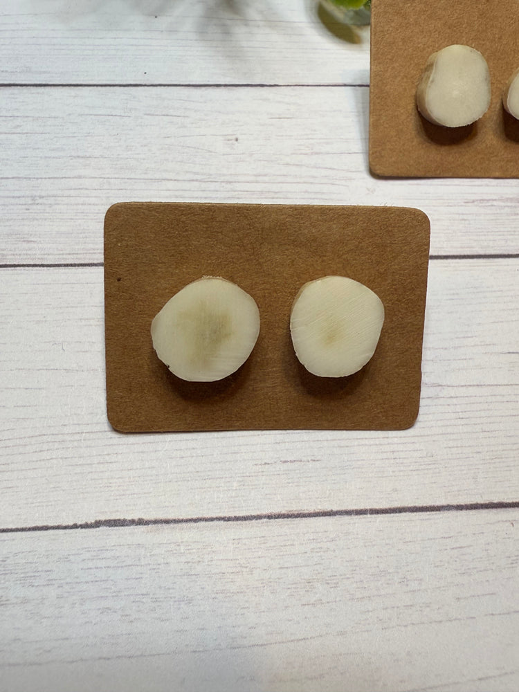 Deer Antler Studs