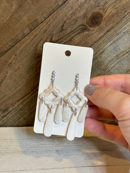 Triple Drop White Formal