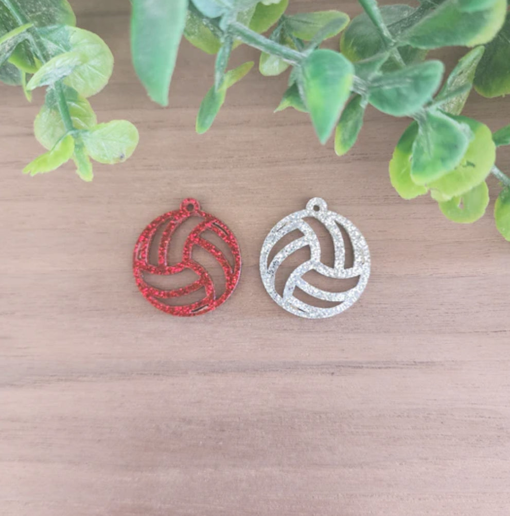 Acrylic Sports Earings