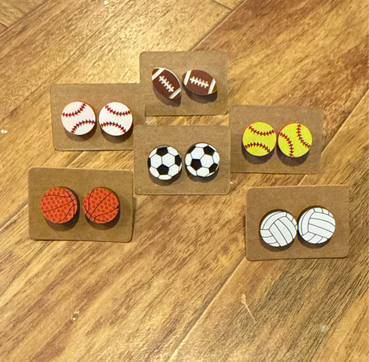 Acrylic Sports Ball Studs