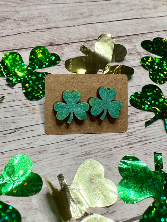 Wooden Shamrocks