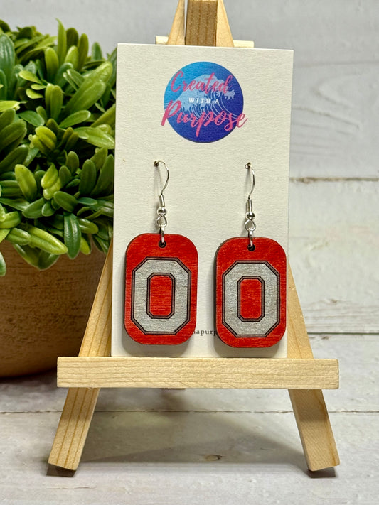 Gray O Earrings