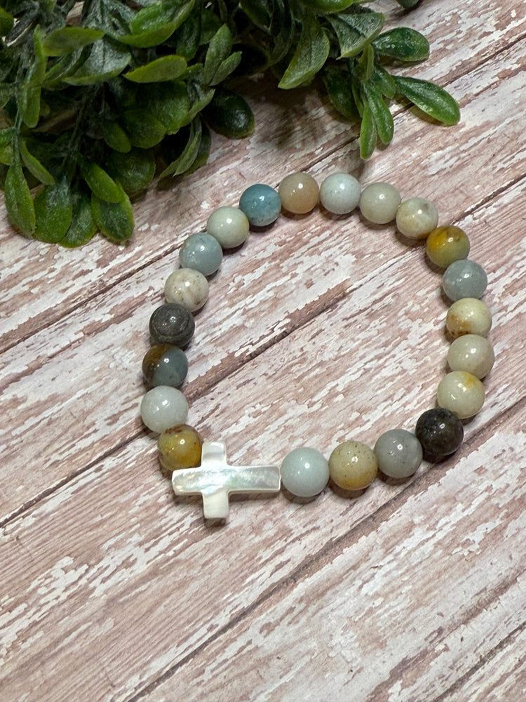 Amazonite Cross