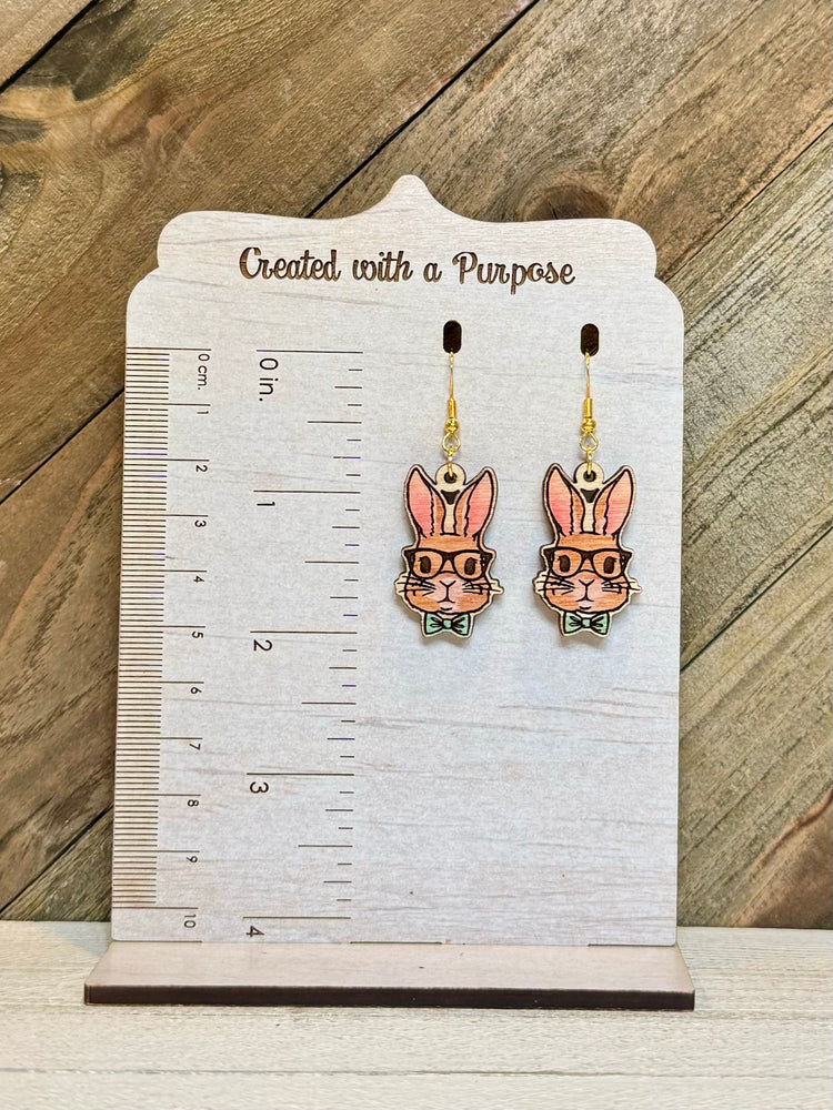 Bunny Bow-Tie Earrings