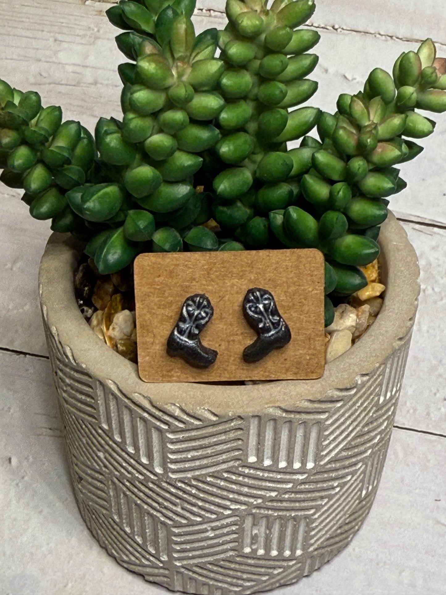Black Boot Studs