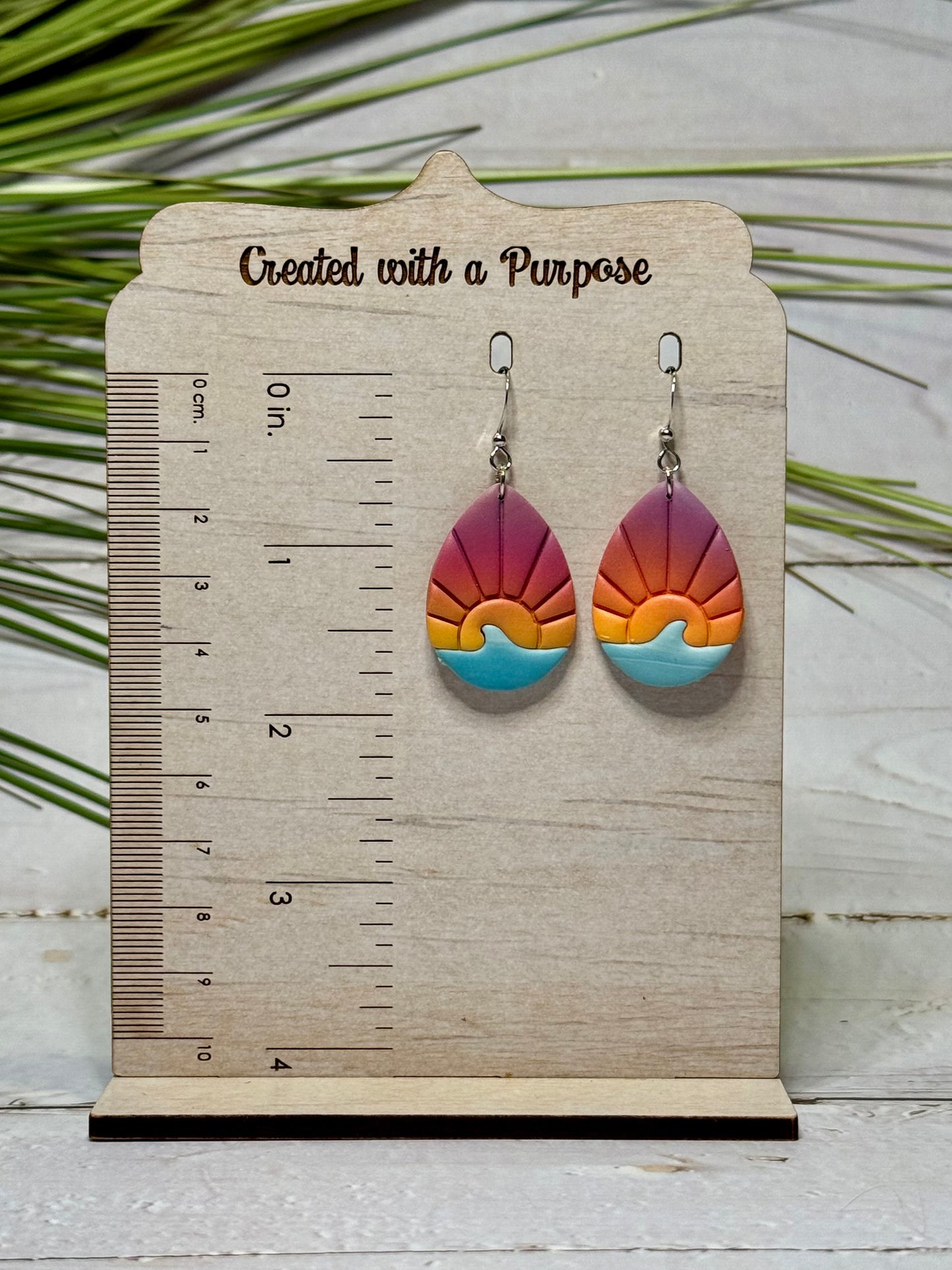 Wave Sunset Earrings