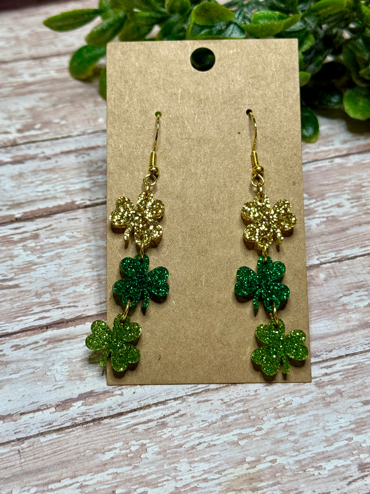 Triple Shamrock Dangle