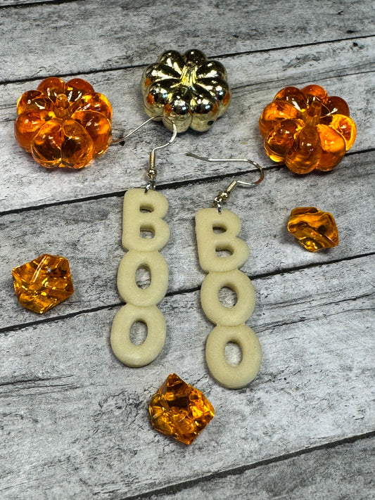 Glow in the Dark Boo Earrings