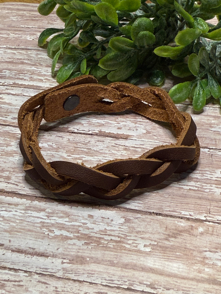 Braided Brown Bracelet