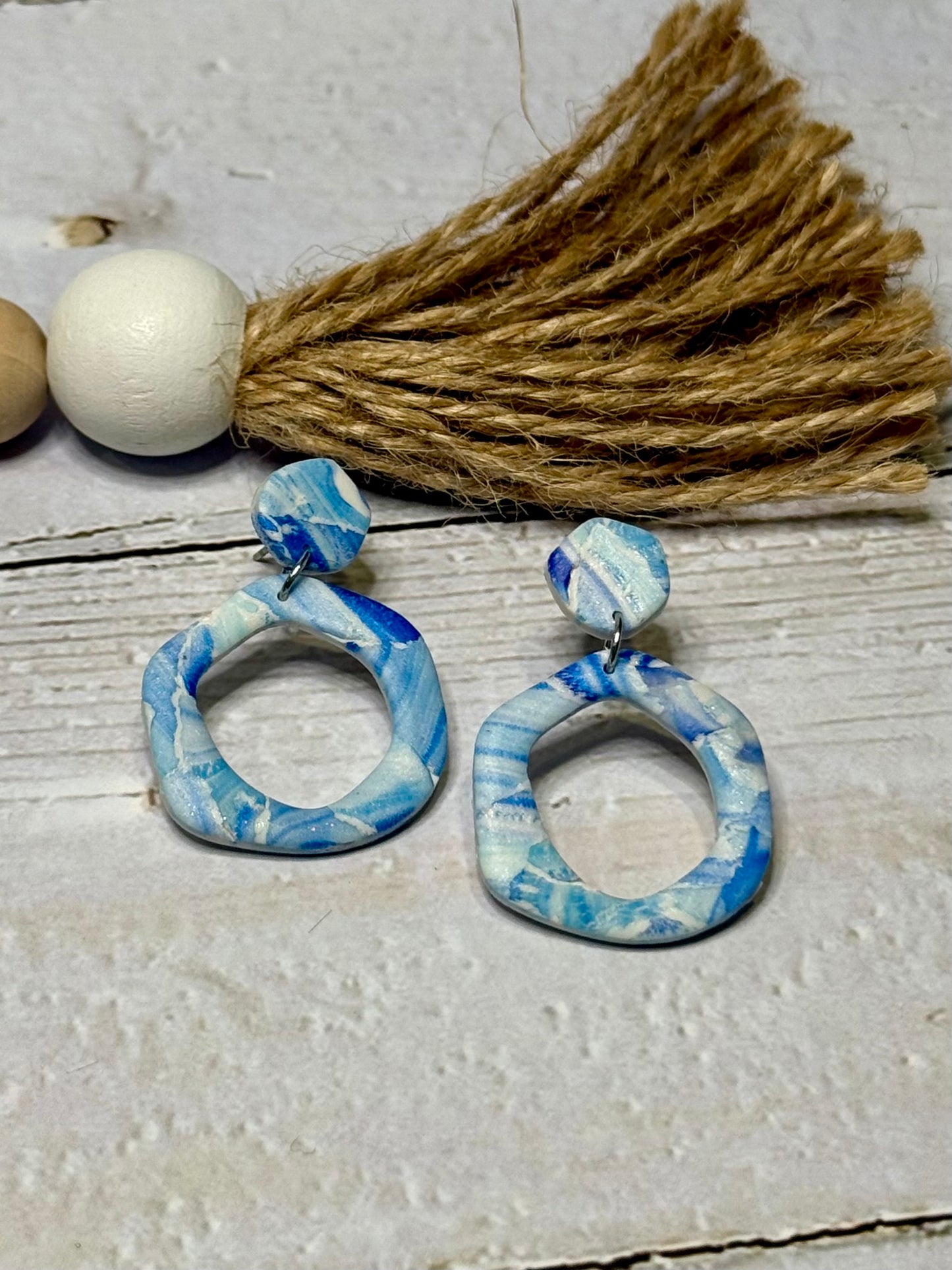 Ocean Pebble Earrings