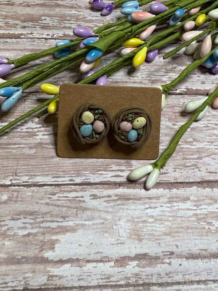 Bird Nest Studs