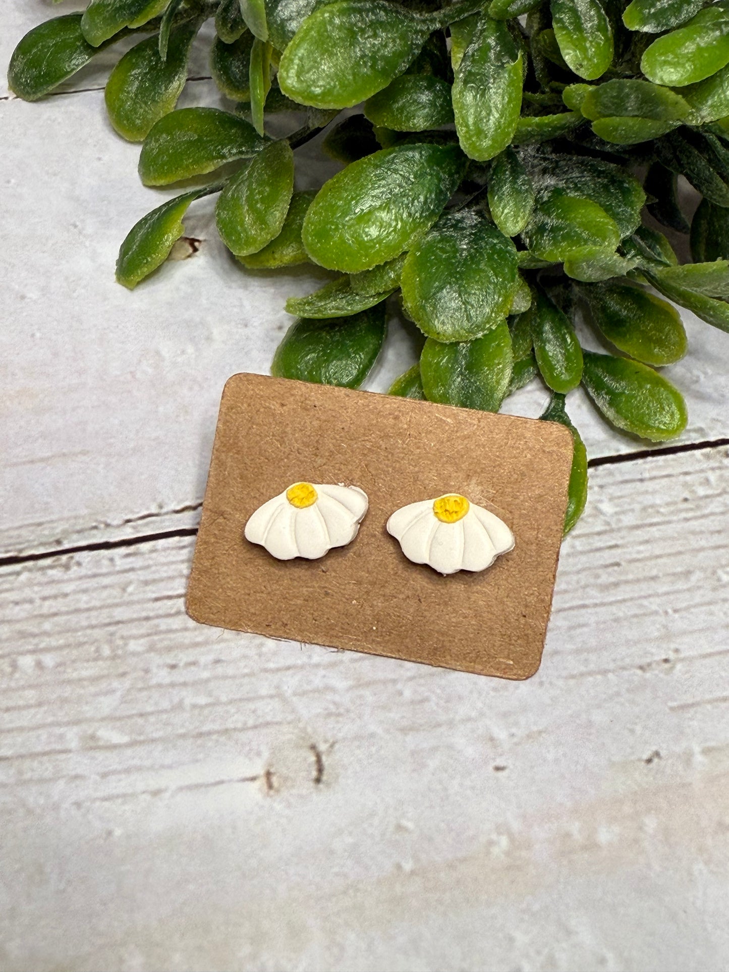 Half Daisy Studs
