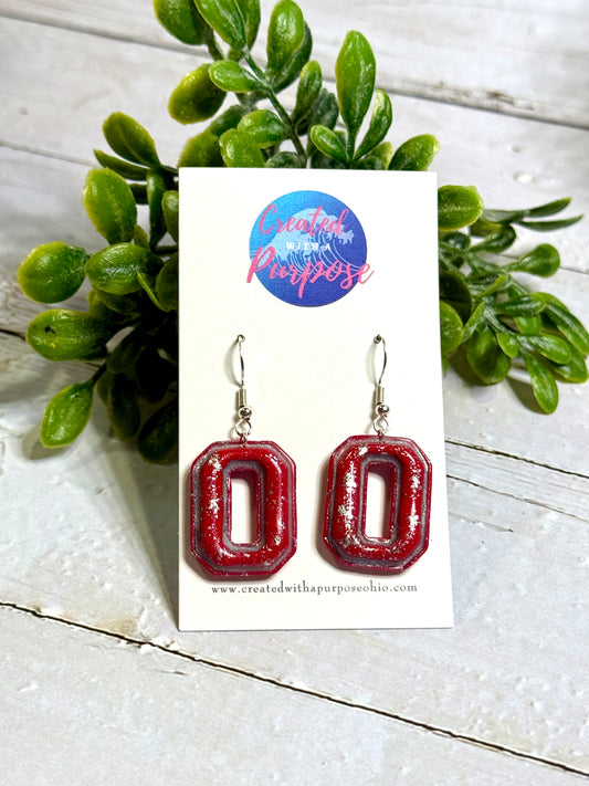 Red Polymer Clay O