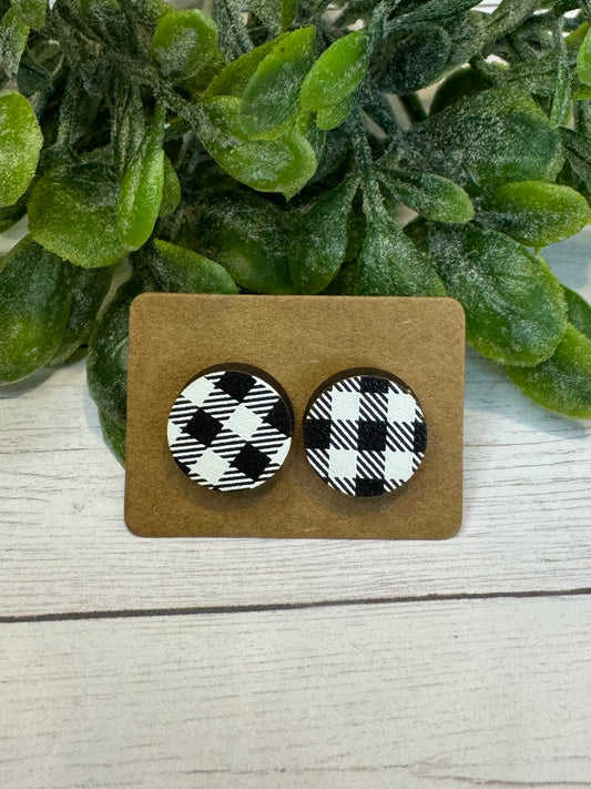 White and Black Studs