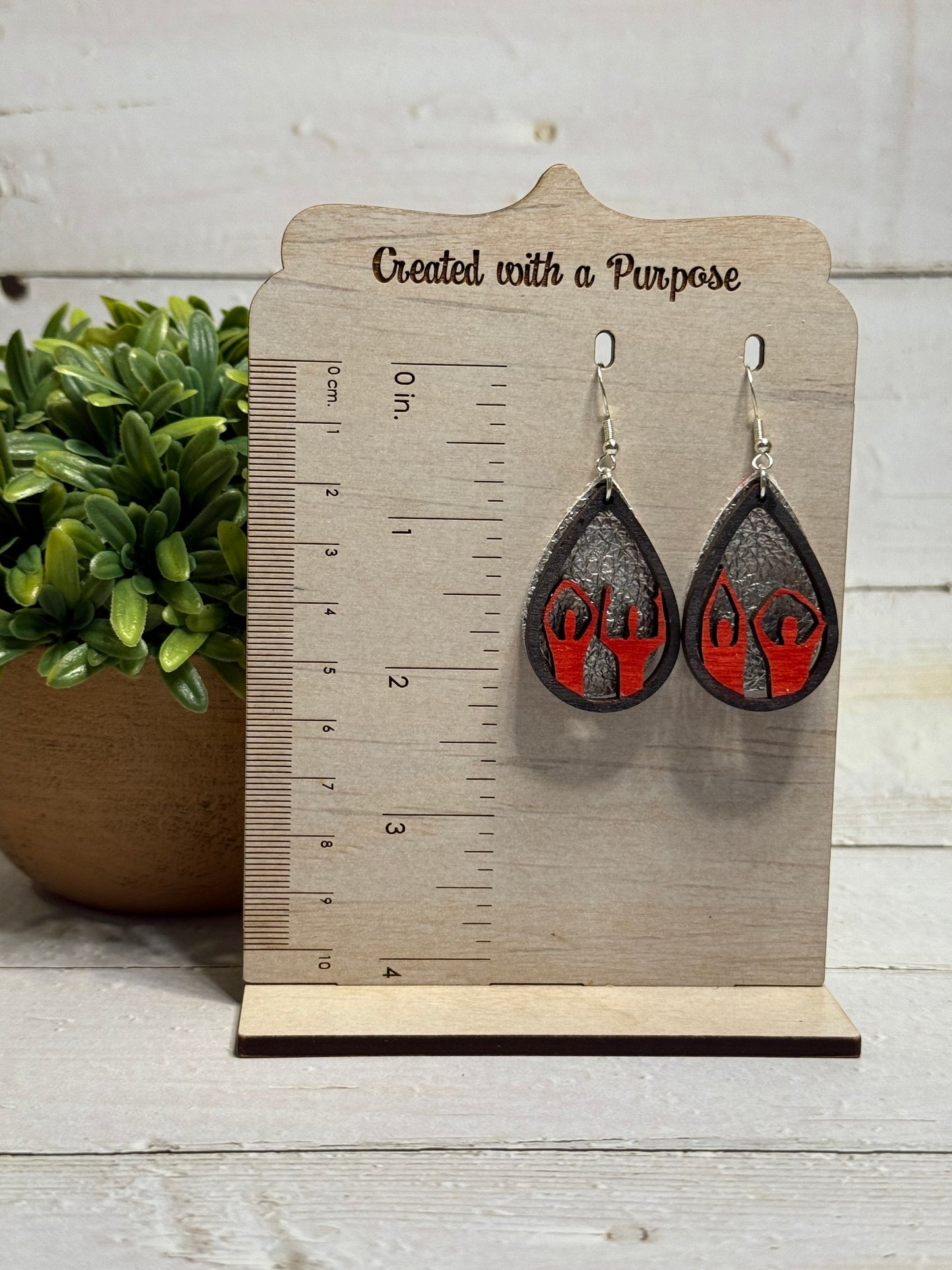 OH IO Teardrop Earrings