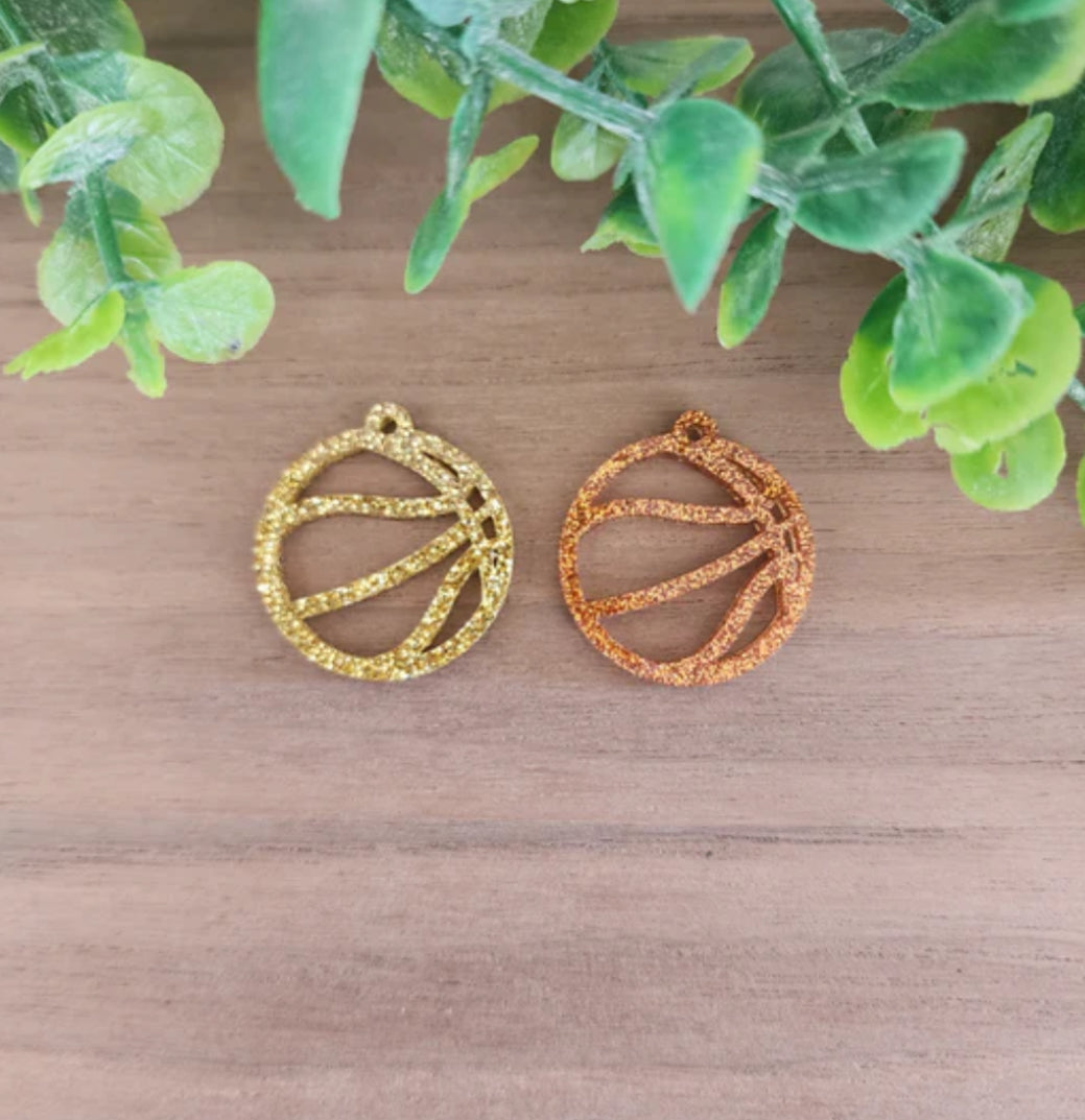 Acrylic Sports Earings