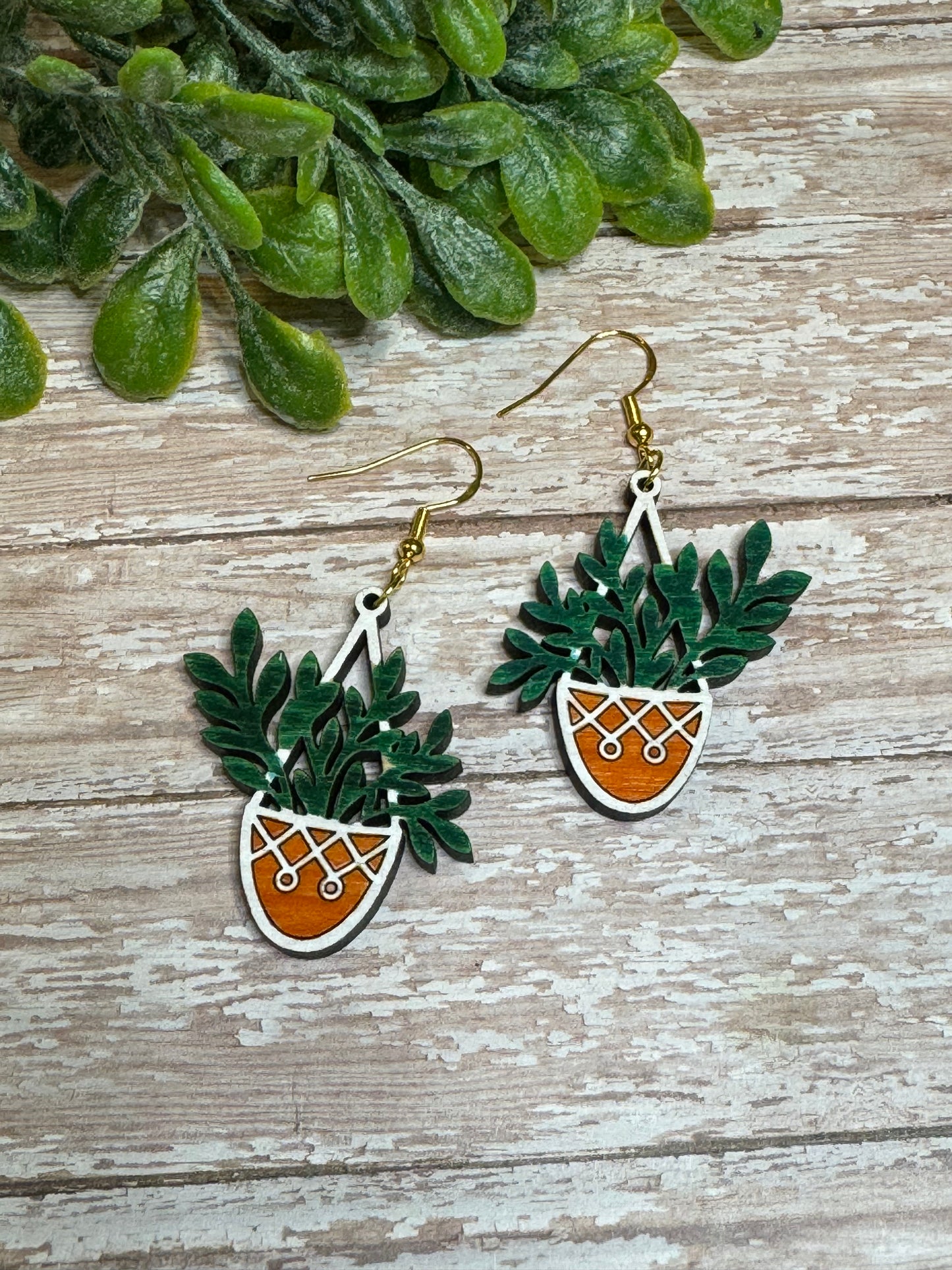 Hanging Plant Earrings
