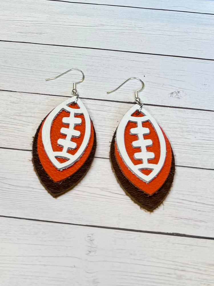 Orange and Brown Football
