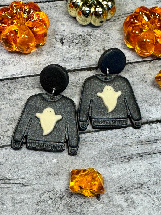 Ghost Sweater Earrings