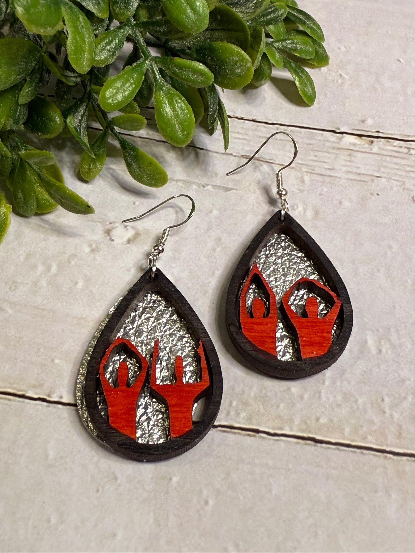 OH IO Teardrop Earrings