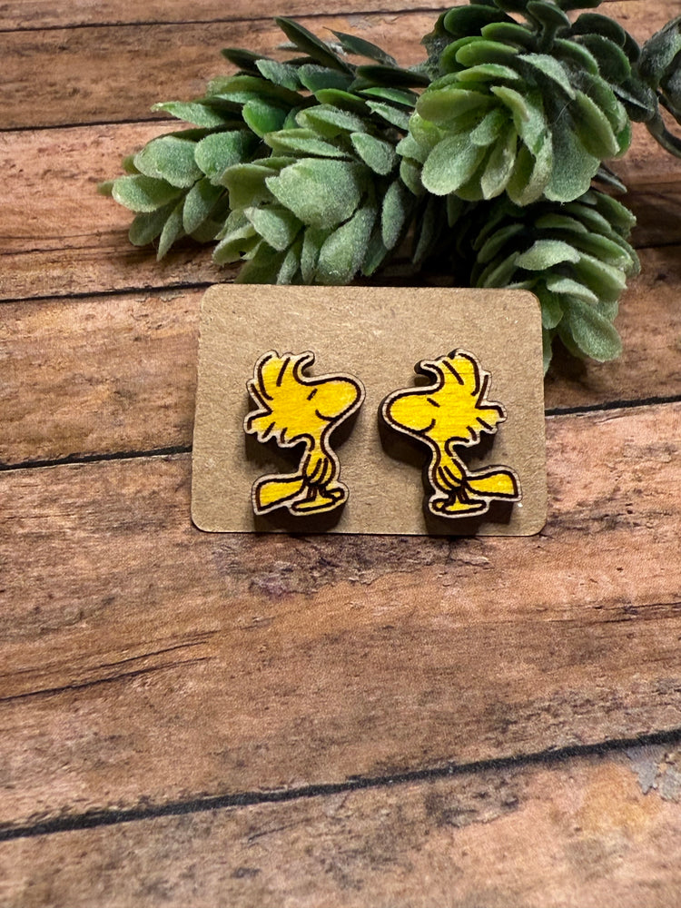 Yellow Bird Studs