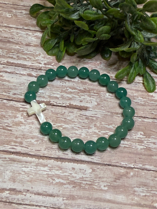 Aventurine Cross