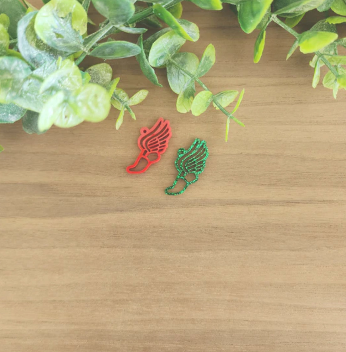 Acrylic Sports Earings