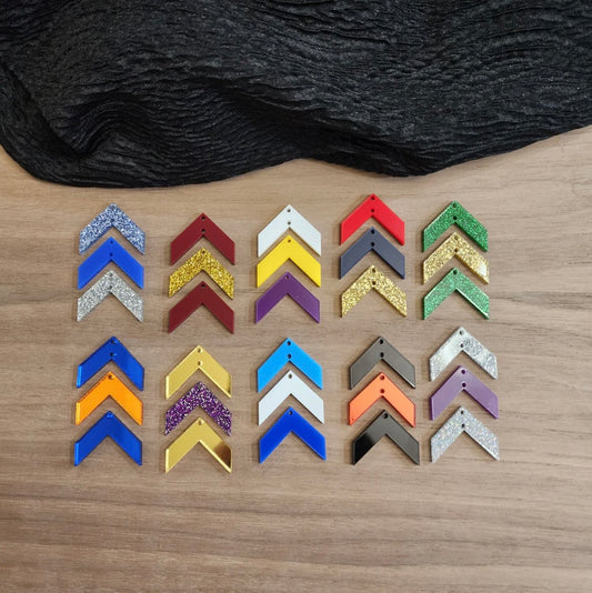 School Colors Chevron