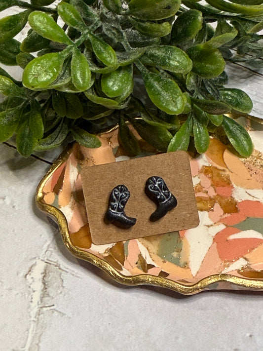 Black Boot Studs