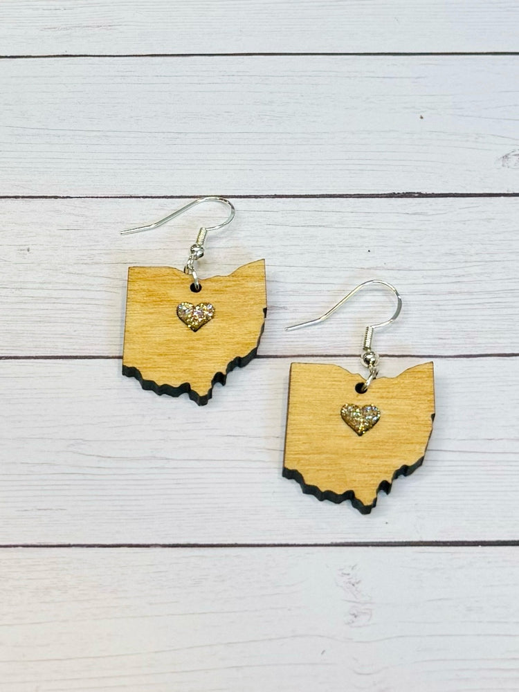 Natural Ohio with Sparkle Heart