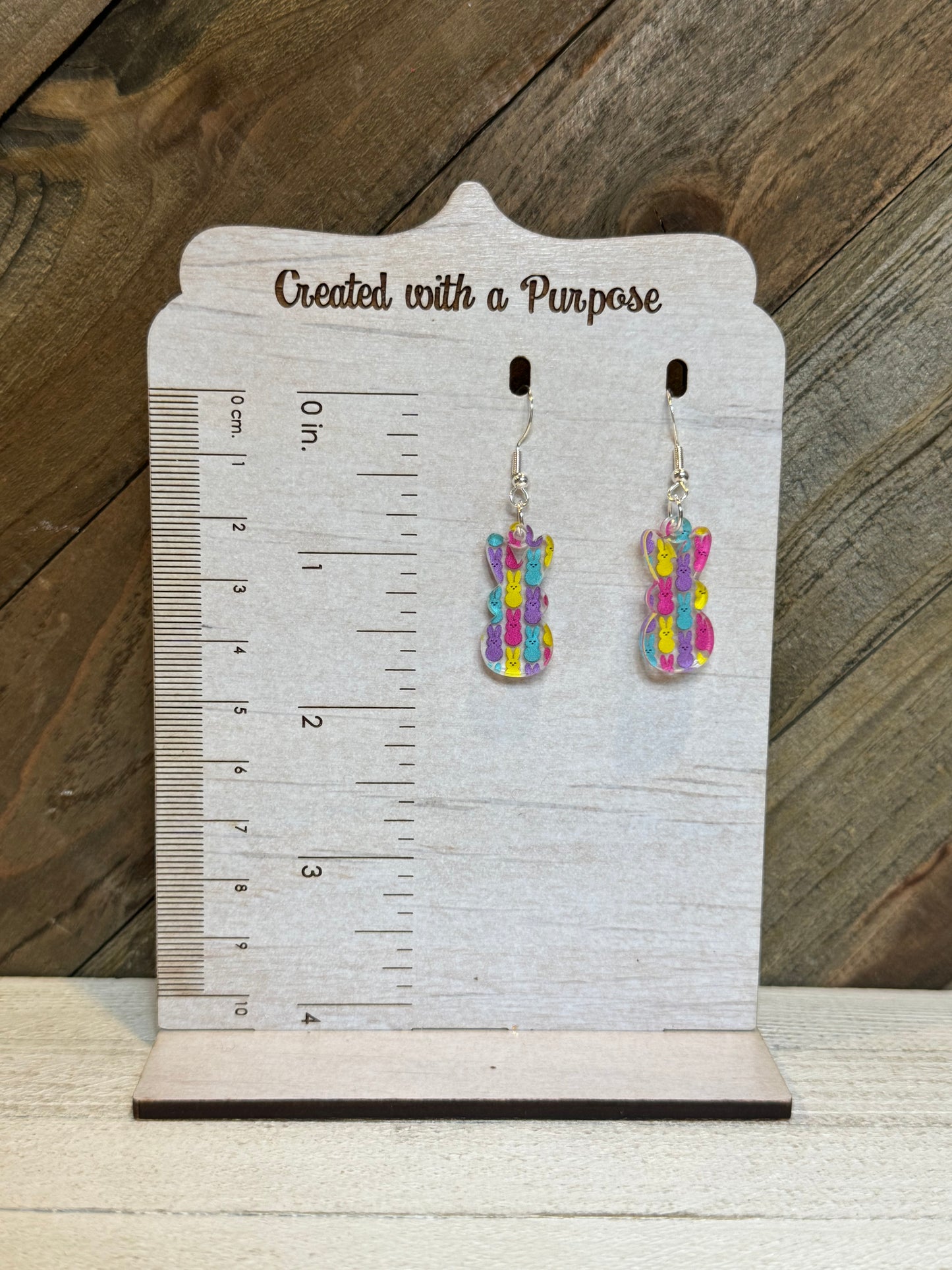 Marshmallow Bunny Earrings