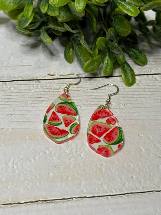 Watermelon Earrings