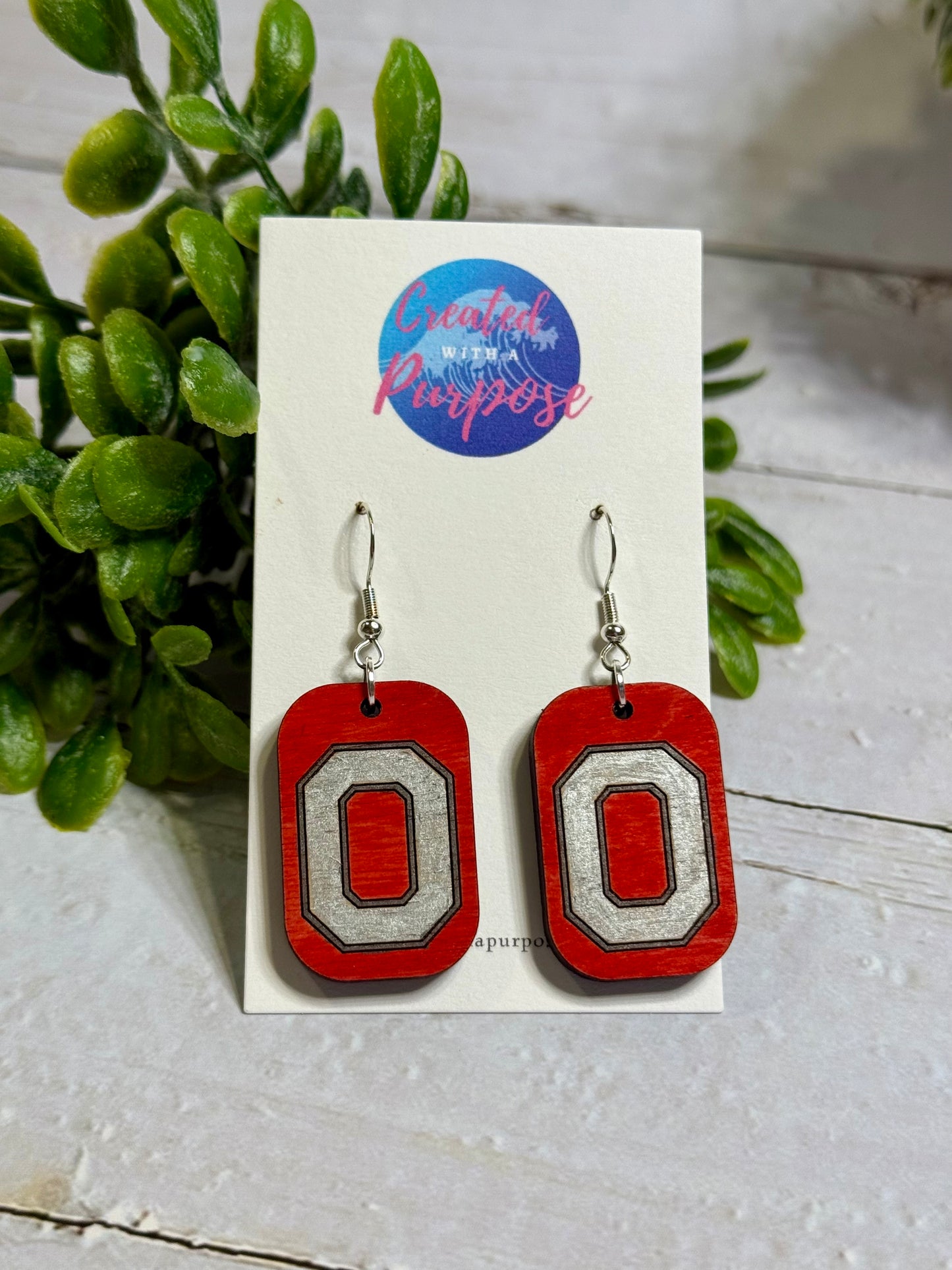 Gray O Earrings