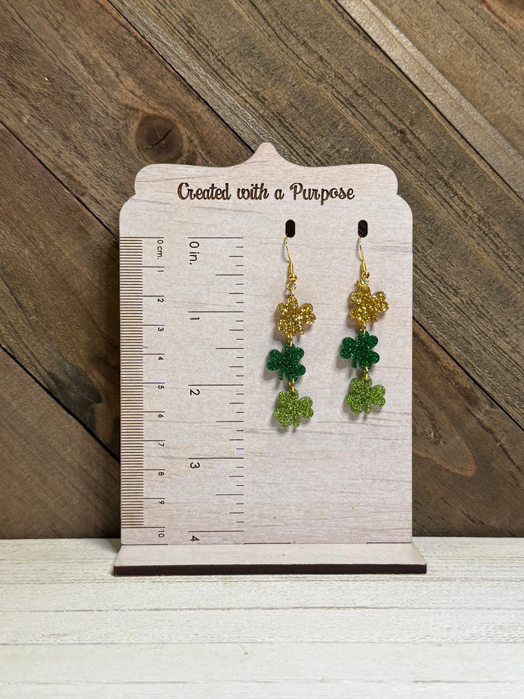 Triple Shamrock Dangle