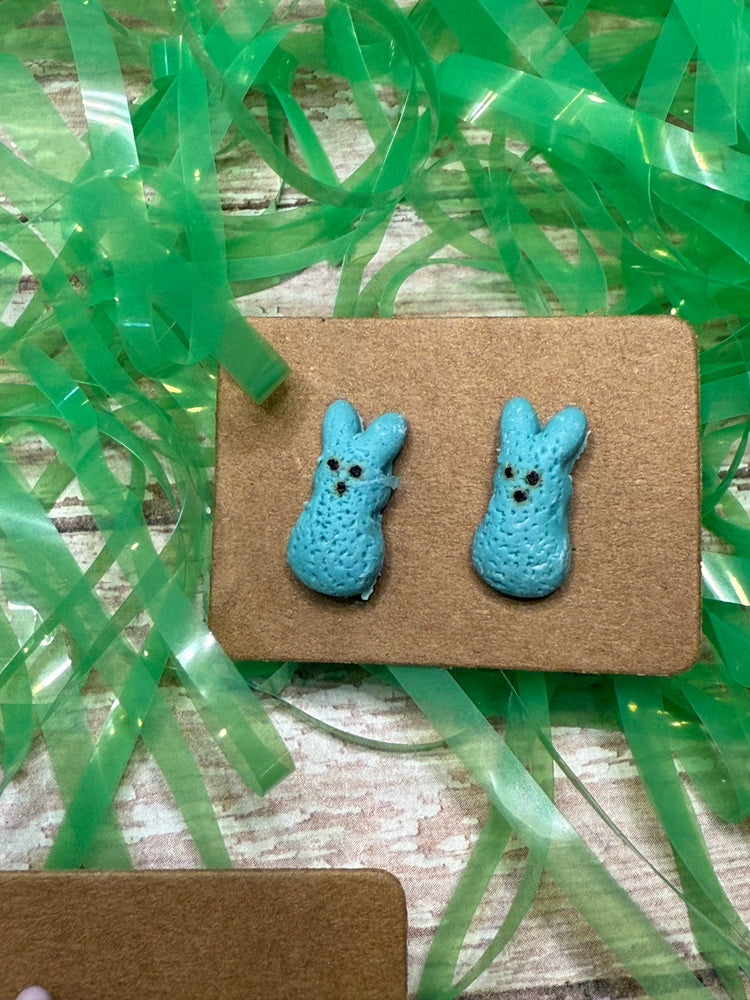 Marshmallow Bunny Studs