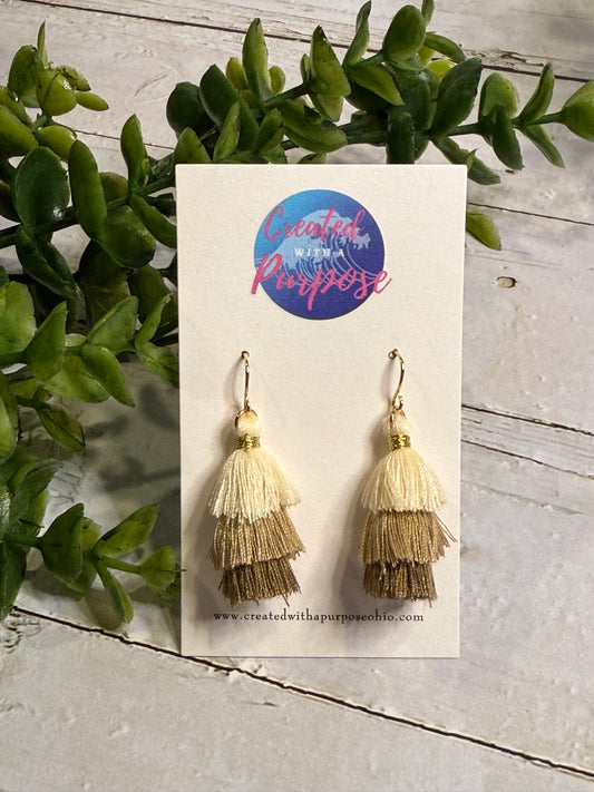 Triple Neutral Tassel