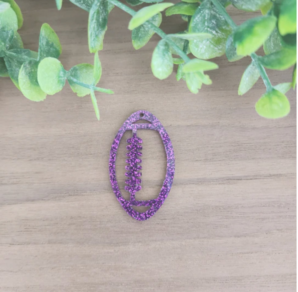 Acrylic Sports Earings