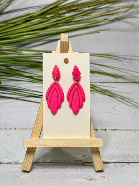 Hot Pink Earrings