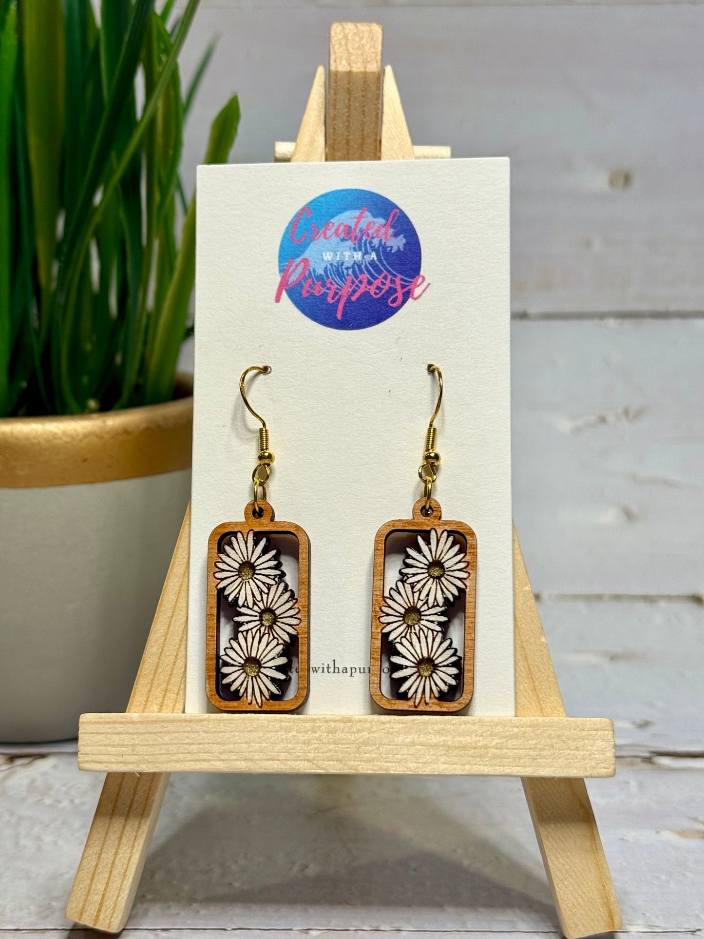 Daisy Bar Earrings