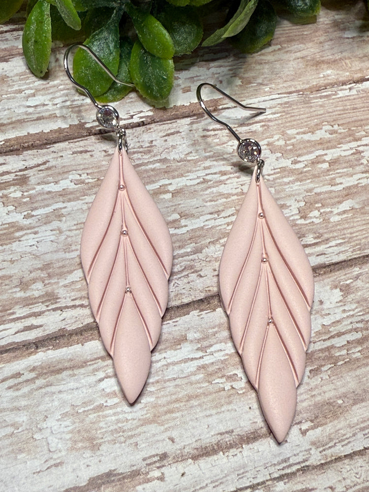 Pink Statement Earring