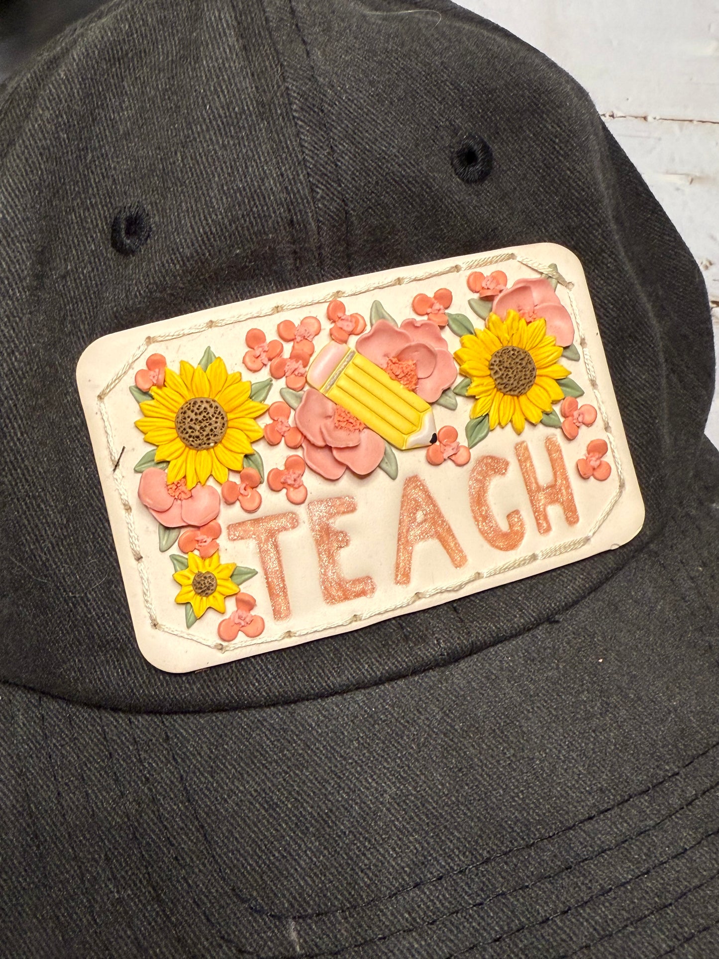 Charcoal Teacher Hat